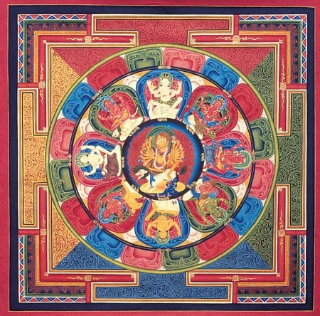 Aushtha Matika Art from Tibet